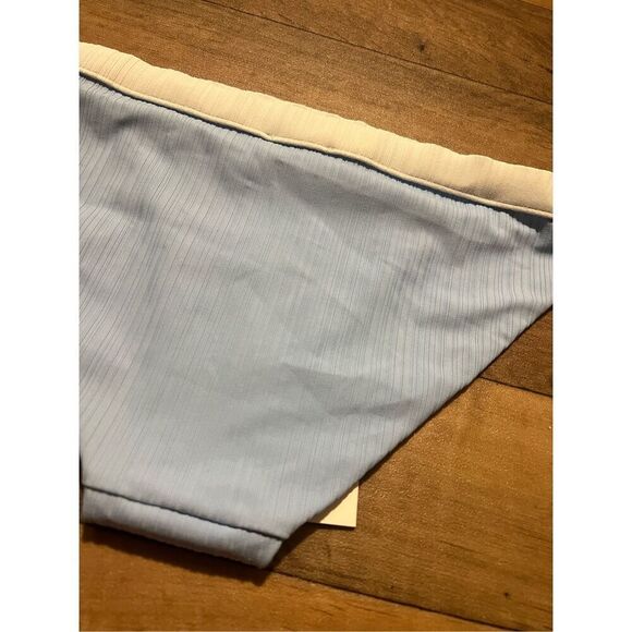 Onia Leila Blue With White Trim Bikini Bottom Woman’s Size XL NEW MSRP $95 - Picture 9 of 9